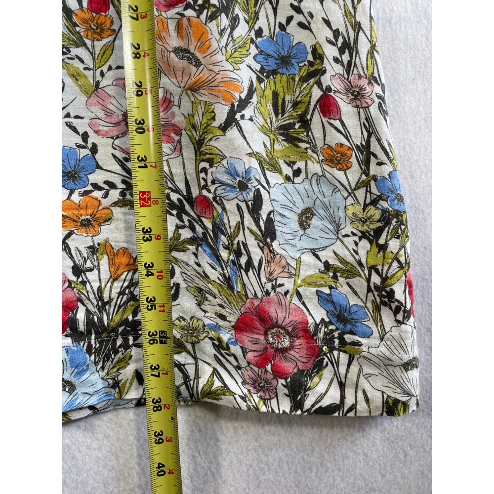 Floral Sleeveless Shift Dress - Multicolor - Picture 8 of 9